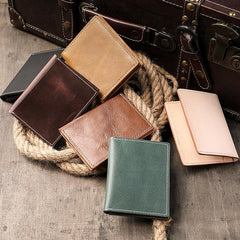 Casual Mens Black billfold Card License Wallet Brown Bifold Card Wallet Card Holder For Men