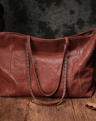 Fashion Brown Leather Tote Bag Shopper Bag Black Tote Purse For Women