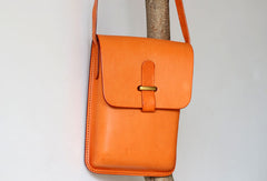 Handmade Leather vintage women phone purse leather shoulder bag crossbody bag - EverHandmade