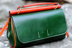 Handmade Leather Vintage Small Shoulder Bag purse crossbody bag for women - EverHandmade