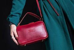 Genuine Leather Handbag Crossbody Bag Shoulder Bag Purse For Women - EverHandmade