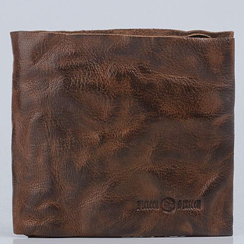 Cool Leather Mens Small Bifold Leather Wallet Men billfold Wallets for Men