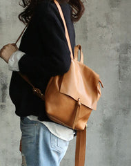 Vintage LEATHER WOMEN Backpack School Backpacks Travel Backpack FOR WOMEN