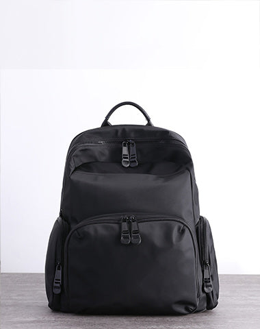 Womens Nylon Laptop Backpack Best Travel Backpack Purse Nylon Black School Rucksack for Ladies