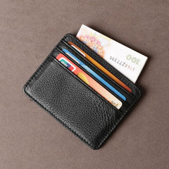 Leather Mens Cool Slim Front Pocket Wallets Leather Wallet Men Small Wallets  for Men
