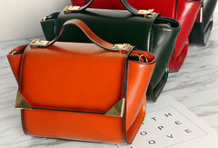 Genuine Leather crossbodybag handbag shoulder bag for women leather bag - EverHandmade
