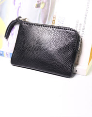 Cute Women Leather Mini Zip Coin Wallet Pink Coin Wallets Small Slim Zip Change Wallet For Women