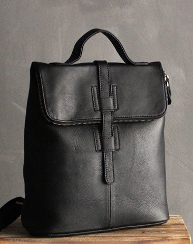 Fashion Black LEATHER WOMEN Backpacks Purse Cute School Backpack FOR WOMEN