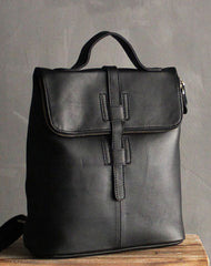 Fashion Black LEATHER WOMEN Backpacks Purse Cute School Backpack FOR WOMEN