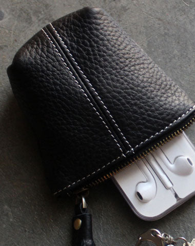 Mini LEATHER Womens Small Wallet Change Wallet Makeup Pouches FOR Women