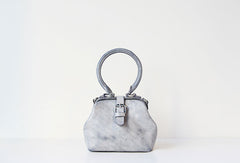 Handmade leather handbag doctor bag shoulder bag cossbody bag purse women - EverHandmade