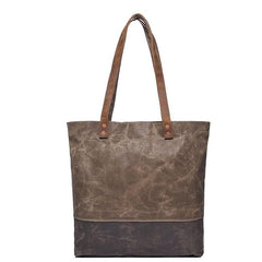 Mens Waxed Canvas Tote Bag Canvas Shopper Bags Canvas Shoulder Bags for Men