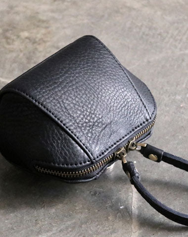 Mini LEATHER Womens Wristlet Wallet Change Wallet Makeup Pouch FOR Women