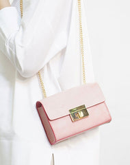 Cute Leather Womens Fashion Small Chain Shoulder Purse Chain Crossbody Bag for Women