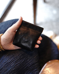 Cute Women Green Leather Change Wallet Slim Coin Wallets Headphone Case Cord Organizer For Women