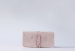 Handmade leather braided personalized custom clutch purse long wallet purse clutch women - EverHandmade
