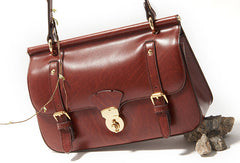 Genuine Leather Satchel bag shoulder bag for women leather crossbody bag
