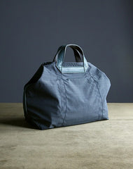 Womens Gray Blue Nylon Tote Handbag Purse Nylon Tote Shoulder Bag Purse for Ladies