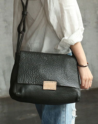 Handmade Vintage WOMENs LEATHER Shoulder Bag Messenger Bag FOR WOMEN