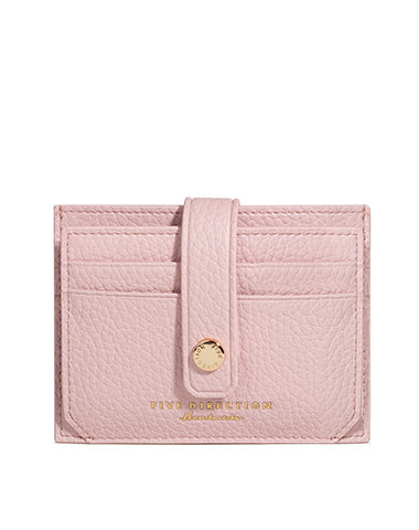 Cute Women Pink Vegan Leather Small Card Holder Card Wallet Slim Card Holder Credit Card Holder For Women