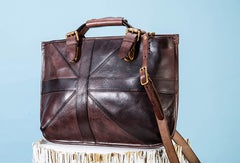 Handmade Handbag Briefcase Purse Leather Crossbody Bag Purse Shoulder Bag for Women - EverHandmade