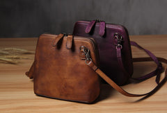 Handmade Leather phone purse shoulder bag for women leather crossbody bag