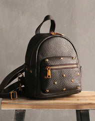 Cute LEATHER Mini WOMEN Backpack Purse Small Backpack FOR WOMEN