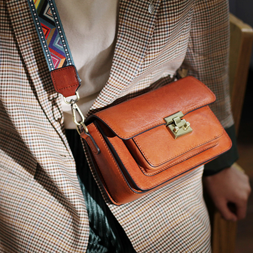 Womens Small Satchel Bag Wider Strap Crossbody Bag - Annie Jewel