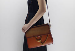 Genuine Leather Cute Fashion Purse Shoulder Bag for Women Leather Crossbody Bag - EverHandmade