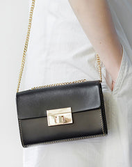 Fashion Leather Womens Cute Small Chain Shoulder Purse Chain Crossbody Bag for Women