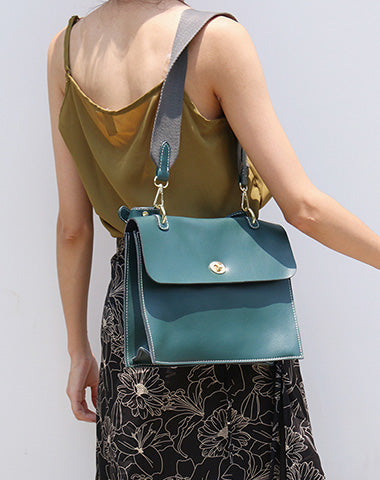 Leather Women Shoulder Bag Briefcase Work Bag For Women