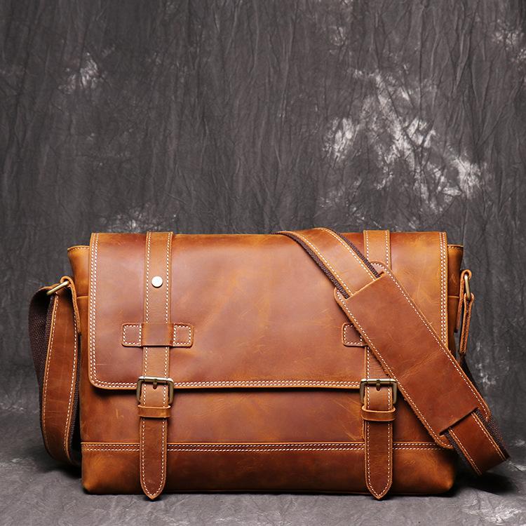 Messenger Bags for Men - Designer Men's Leather Satchels