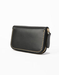 Handmade LEATHER Mens Small Zipper Car Key Wallet Leather Key Holders FOR Men