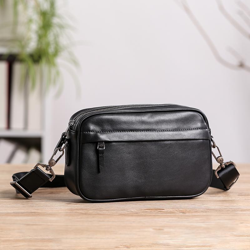 Mini Crossbody Bag / Small Messenger Bag Men Leather Bag Mens 