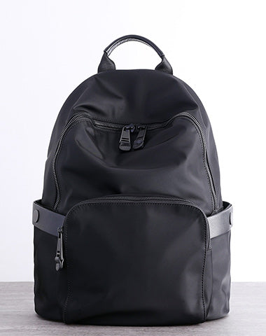 Womens Nylon Backpack Best Satchel Backpack Purse Nylon Black School Rucksack for Ladies