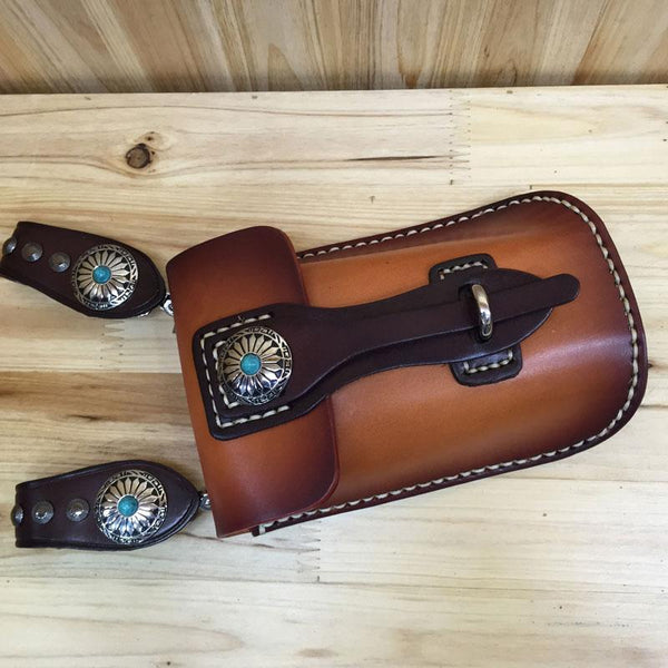 Leather Belt Pouch Mens Small Cases Waist Bag Hip Pack Belt Bag Fanny Pack Bumba YBL02281098