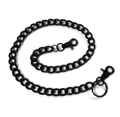 Cool Black Mens Biker Wallet Chain Punk Pants Chain Long Black Wallet Chain For Men