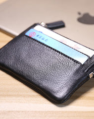 Cute Women Coffee Leather Mini Card Wallet Coin Wallets Slim Change Wallets For Women