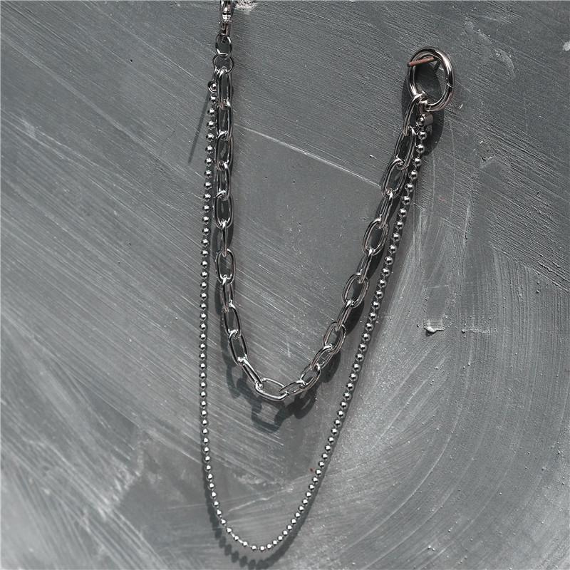 Cool Punk Mens Womens Double Long Pants Chain Wallet Chain jeans chain jean chain For Men