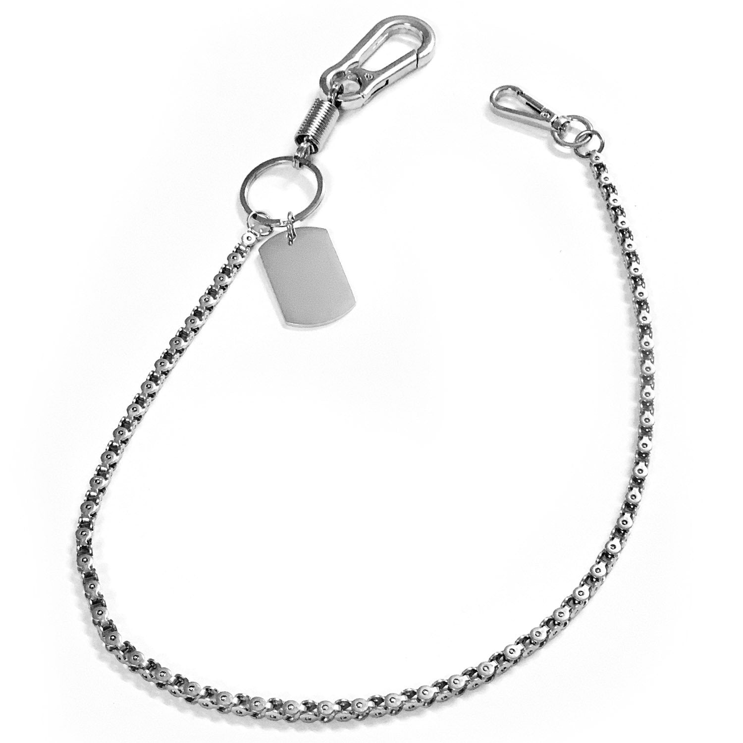 Cool Silver Long Biker Wallet Chain Pants Chain STAINLESS STEEL jeans chain jean chain Wallet Chain For Men