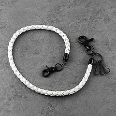 Fashion White Biker Chain Wallet Pants Chain jeans chain jean chain Wallet Chain For Men