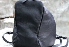 Handmade Leather backpack bag shoulder bag black women leather purse - EverHandmade