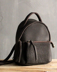 Mini LEATHER WOMEN Small Backpack Purses Cute Vintage School Backpacks FOR WOMEN