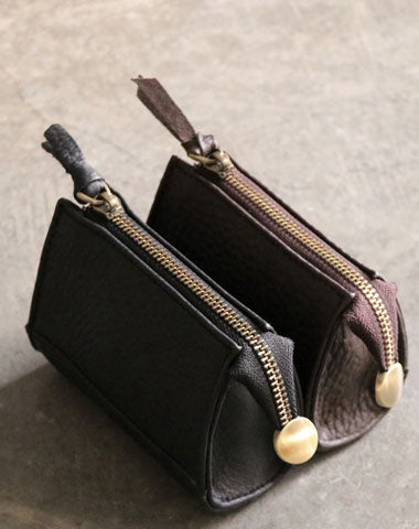 Mini LEATHER Womens Small Wallet Change Wallet Makeup Pouch FOR Women