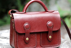 Handmade handbag satchel purse leather crossbody bag shoulder bag women