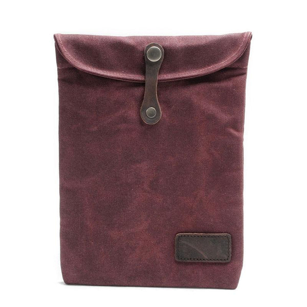 Cool Waxed Canvas Mens iPad Case iPad Air Case 10 inch for Men Clutch