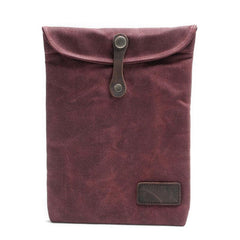 Cool Waxed Canvas Mens iPad Case iPad Air Case 10 inch for Men Clutch