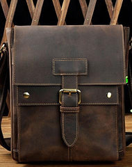 Cool Retro Leather Mens Tablet Messenger Bag Small Side Bag Messenger Bag For Men