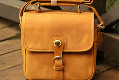 Vintage Leather Mens Camera Bag Shoulder Bag Messenger for men