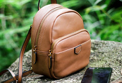 Leather Cute Womens Backpacks School Backpack Purse for Women - EverHandmade
